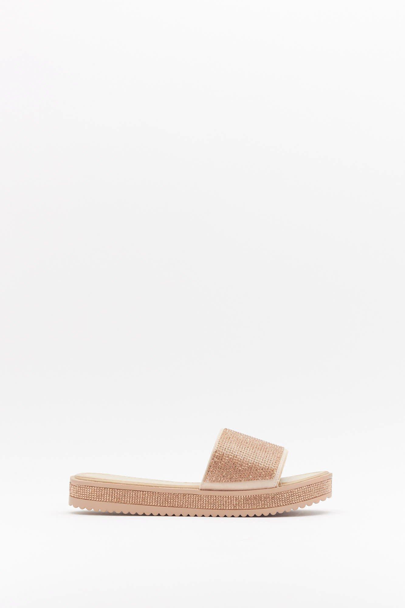 Glitter for Breakfast Diamante Sliders Nasty Gal